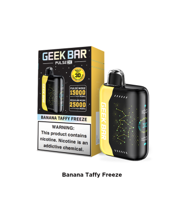GEEK BAR PULSE X – Banana Taffy Freeze