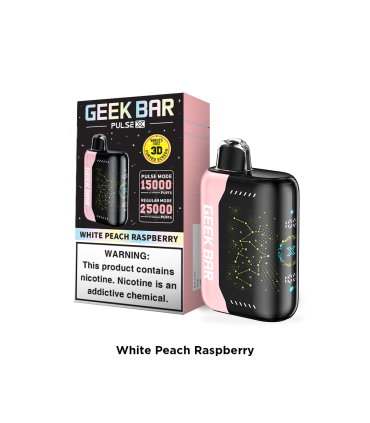 GEEK BAR PULSE X – White Peach Raspberry