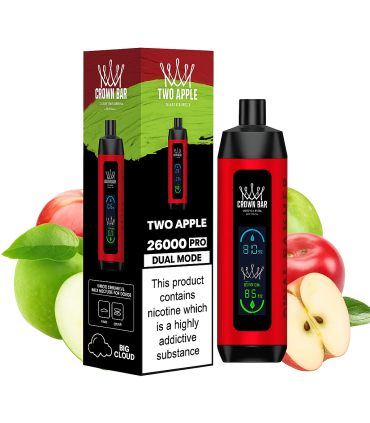 Al Fakher Two Apple 26000 Puff – Klasik Çift Elma Lezzeti