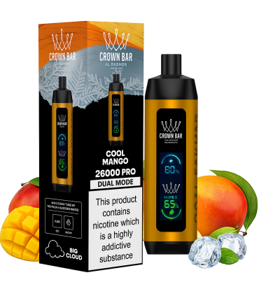 Al Fakher Cool Mango 26000 Puff – Buzlu Mango Lezzeti