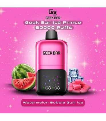 Geek Bar Ice Prince Watermelon Bubble Gum Ice – Tatlı Karpuz ve Sakız Ferahlığı