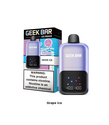 Geek Bar Ice Prince Grape Ice – Üzüm Aromasıyla Derin ve Serin Ferahlık