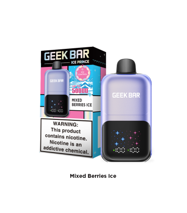 Geek Bar Ice Prince Mixed Berries Ice – Orman Meyvelerinin Buzla Buluştuğu Serin Tat
