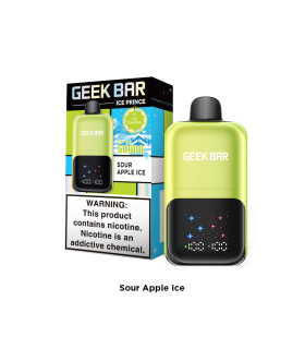 Geek Bar Ice Prince Sour Apple Ice – Ekşi Yeşil Elmanın Buzla Buluştuğu Ferah Deneyim
