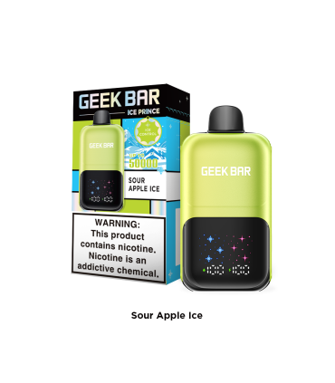 Geek Bar Ice Prince Sour Apple Ice – Ekşi Yeşil Elmanın Buzla Buluştuğu Ferah Deneyim