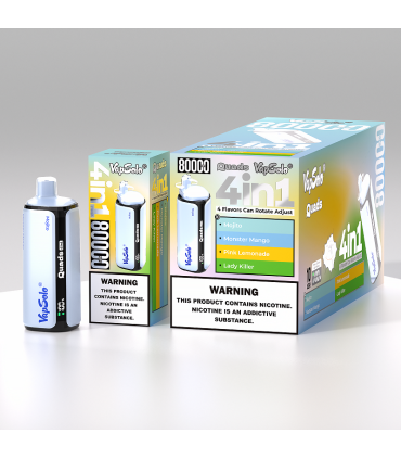 Vapsolo Quads 80000 Puffs Mojito & Monster Mango | 4 Tat Tek Cihazda