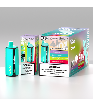 Vapsolo Quads 80000 Puffs Mixed Berry & Cherry Lemon | 4 Tat Tek Cihazda