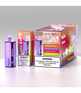 Vapsolo Quads 80000 Puffs Strawberry Mango & Blue Razz Lemonade | 4 Tat Tek Cihazda