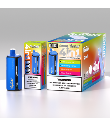 Vapsolo Quads 80000 Puffs Watermelon Ice & Strawberry Mango | 4 Tat Tek Cihazda