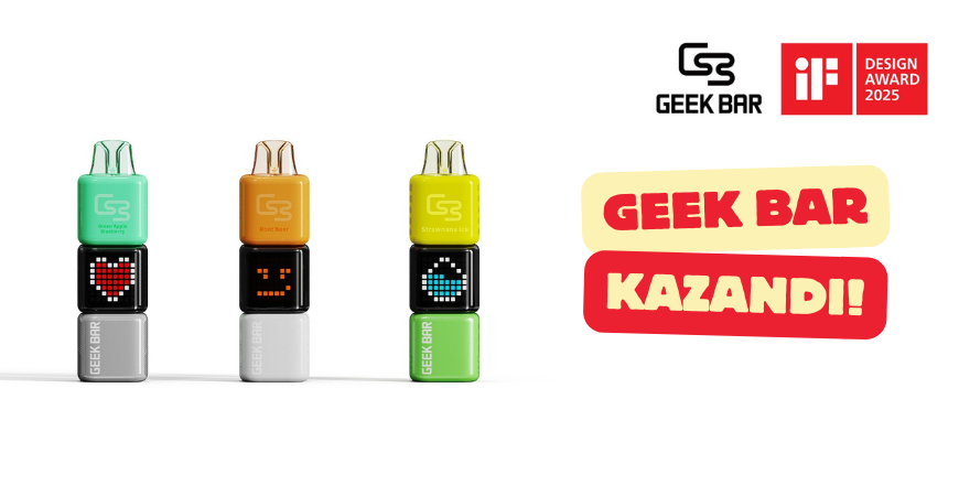 Geek Bar 2025 iF DESIGN AWARD Ödülünü Kazandı!