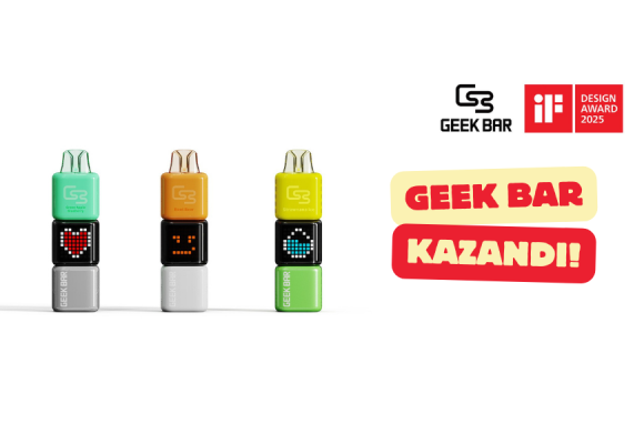 Geek Bar 2025 iF DESIGN AWARD Ödülünü Kazandı!